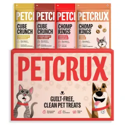 Petcrux Cat Treats Gift Box for All Life Stages, Nutritious & Delicious, Chicken & Mutton Flavour, Rich in Protein, Perf