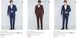 Peter Engalnd Mens Readymade Suits Flat 55% DIscount