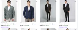 PETER ENGLAND Mens Checkered Suit – Upto 69% Off