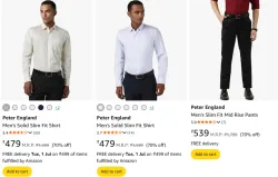 Peter England Mens Clothing Flat 70% Discount