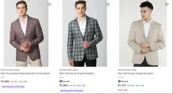 Peter England Mens Blazer at 67% Discount
