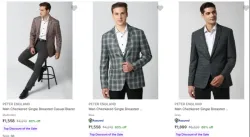 PETER ENGLAND Men's Blazer at minimum 69% Discount