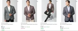 Peter England Mens Blazers at minimum 50% Discount