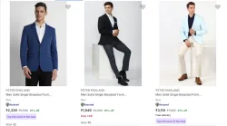 Peter England Mens Formal Blazer at Minimum 60% Discount