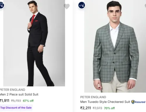 Image of PETER ENGLAND Men's Readymade Suits at minimum 65% Discount