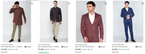 Image of Peter England Men's Shirts upto 70% discount 