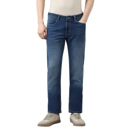 Peter England Mens Slim Tapered Jeans