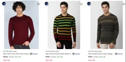 PETER ENGLAND Mens Sweaters at minimum 63% Discount