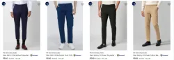 PETER ENGLAND Mens Trousers at minimum 71% Discount