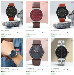 PETER ENGLAND Mens Watch up to 72% Discount