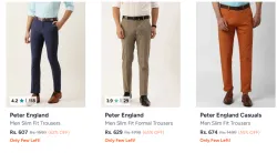 Peter England Trouser Starting @ ₹607