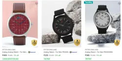 Peter England watches starting at ₹489 