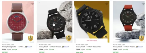 Image of Peter England Watches up to 70% Discount 