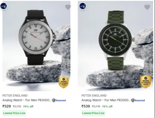 Image of PETER ENGLAND Wrist Watches at minimum 58% Discount