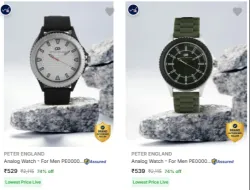 PETER ENGLAND Wrist Watches at minimum 58% Discount
