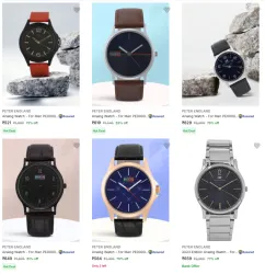 Peter England Wrist Watches starting From ₹521