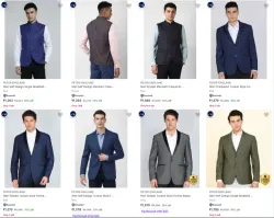PETER ENGLAND Mens Readymade Blazers at minimum 70% Discount