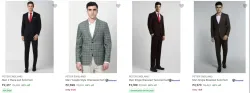 Peter England Men's Suits at minimum 60% Discount