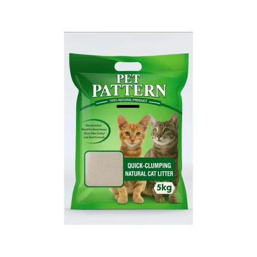 Image of Pet Pattern DogsNCats Quick Clumping Natural Cat Litter (5kg)