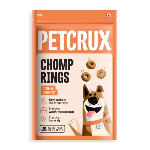 Image of Petrcux Fish & Carrot Dog Treats, 90g