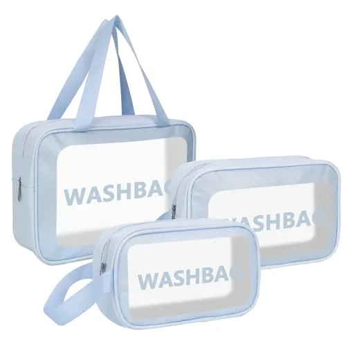 Image of PETRICE 3Pcs Clear Makeup Organizer