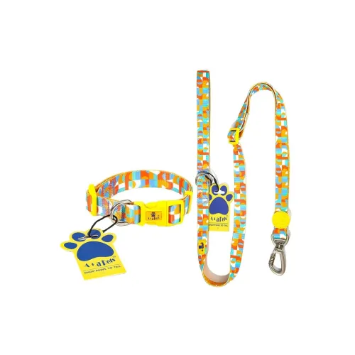 Image of A+a Pets' Skin-Friendly Buckle Dog Collar & Leash Combo