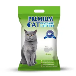 Pets Empire Cat Toilet Cats Application Cat Sand Bentonite Clay 100% Natural Cat Litter 20 KG (Apple)