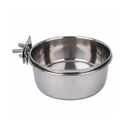 Pets Empire Best Stainless Steel Birds Coop Cup Feeder Bowl