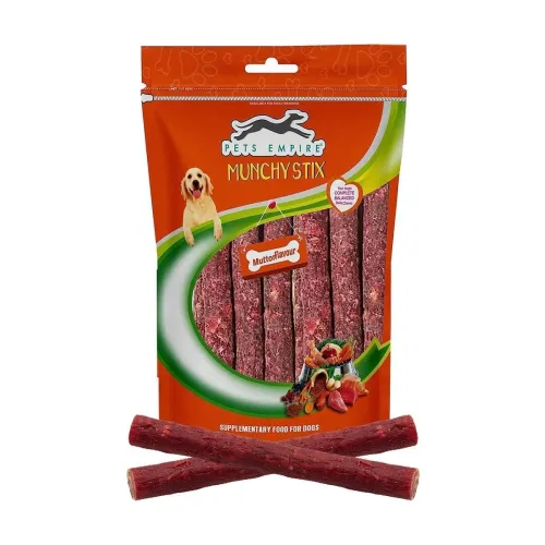 Image of PETS EMPIRE Munchy Stix Chicken Mutton Dog Treats 1kg