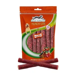 PETS EMPIRE Munchy Stix Dog Treats, Chicken | Mutton Flavour Chew Sticks | Healthy Reward Treats for Dogs | High Protein Daily Chews (1 kg, Mutton, Pack of 1)