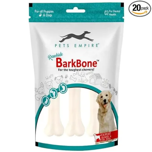 Image of Pets Empire Rawhide Bone Dog Treats – 20 pcs (5 inch)