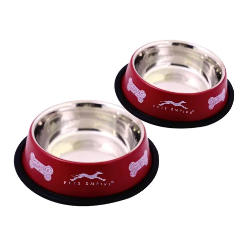 Image of Pets Empire Dog Food Bowl | Stainless Steel Dog Bowl Small Size | Basic Pets Feeding Bowl for Cat & Puppy Dog | Perfect 