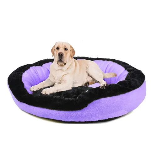 Image of Petslover Ultra Super Soft Purple Color Fleece Fabric Polyester Filled Fiber