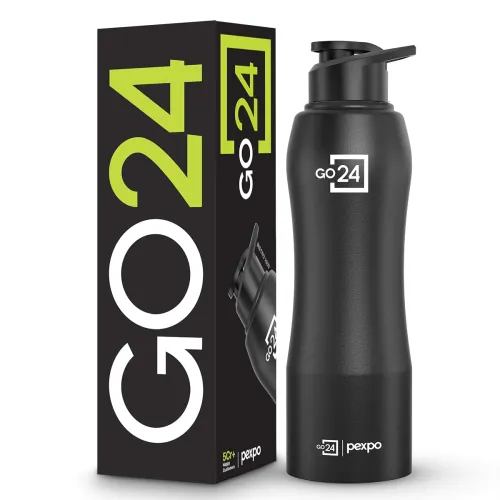Image of Pexpo Bistro Stainless Steel Sipper Water Bottle, 1 Litre