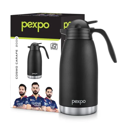 Image of Pexpo Cosmo ISI Certified Stainless Steel Carafe 2 Litre