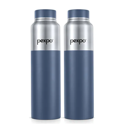 Image of Pexpo Crown 1000 Stainless Steel Water Bottle - 950ml (Pack of 2)