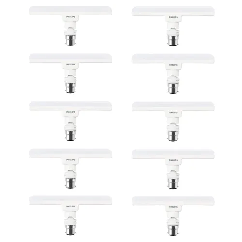 Image of PHILIPS 10W LED Lamp Base B22 Linear (Crystal White, Pack of 10)