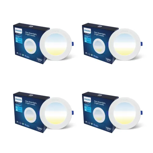 Image of PHILIPS 10W Round LED Panel Light * pack of 4