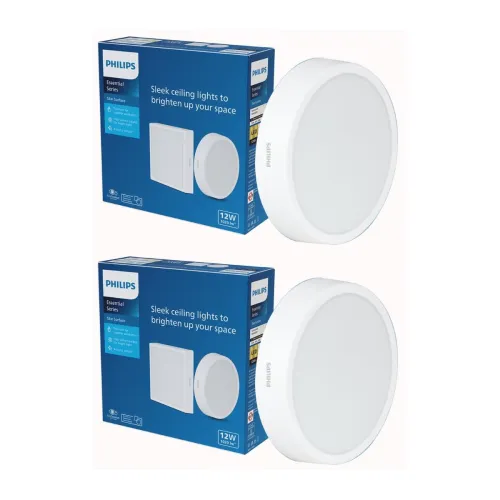 Image of Philips 12 Watt Round Slim Surface Ceiling Light 
