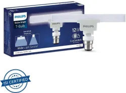 PHILIPS 12 W Basic T-Bulb B22 LED Bulb (White)