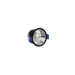 Philips 12W Round COB LED Spotlight (Natural White, Chrome Reflector, Ceiling Light)