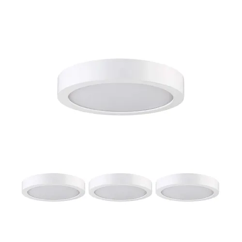 Image of Philips 12-watt Round Star Surface | Surface LED Downlight for Ceiling, Natural White(Pack of 4)