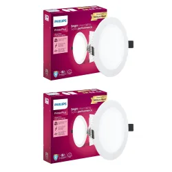 Philips 12W Round LED Panel Ceiling Light Pack of 2
