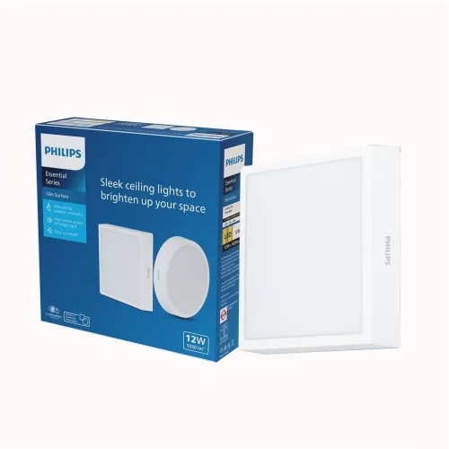 Image of PHILIPS 12Watt Square Ceiling Light 