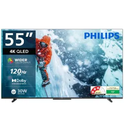 PHILIPS 139 cm (55 inches) 8100 Series 4K Ultra HD Smart QLED Google TV