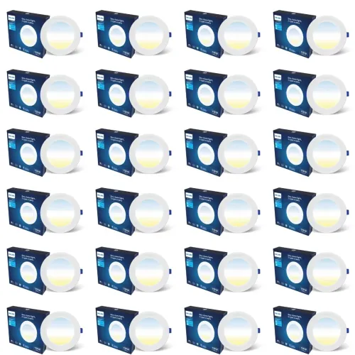 Image of PHILIPS 15W 3in1 AstraGlow Round LED Panel Light Pack of 24