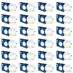 PHILIPS 15W 3in1 AstraGlow Round LED Panel Light Pack of 24