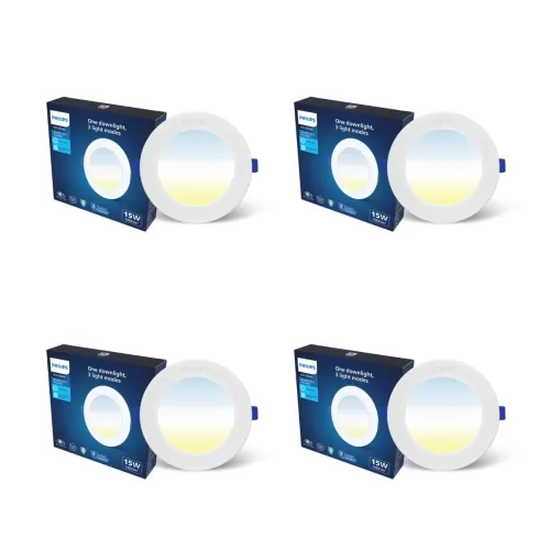 Image of PHILIPS 15W 3in1 AstraGlow Round LED Panel Light, Po4
