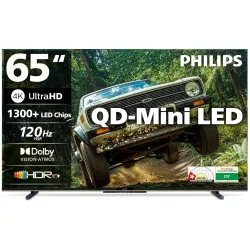 Philips 164 cm (65 inches) 4K Ultra HD Smart QD-Mini LED Google TV 