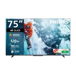 PHILIPS 189 cm (75 inch) QLED Ultra HD (4K) Smart Google TV (75PQT8100/94)